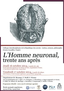 Octobre 2014 Affiche l'Homme neuronal